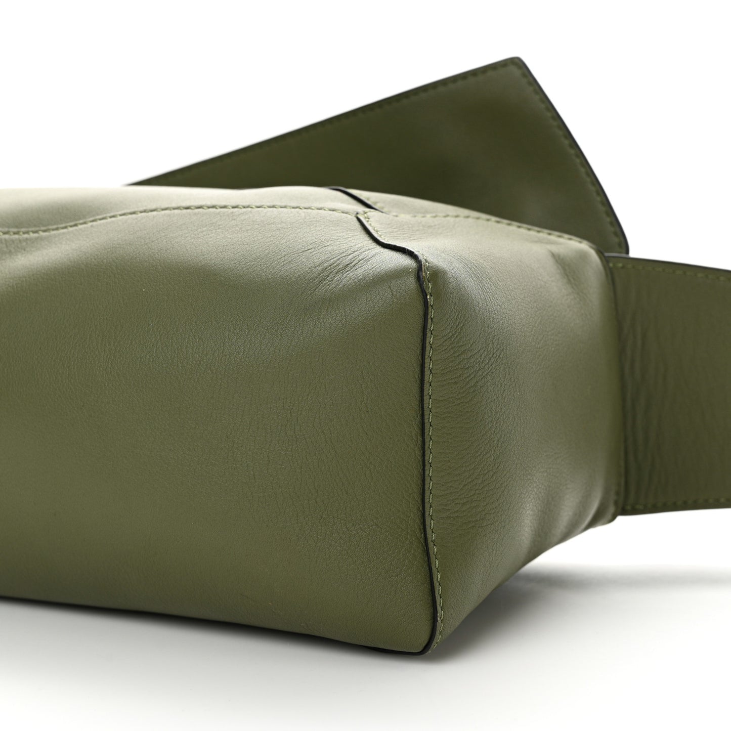 Calfskin Puzzle Hobo Avocado