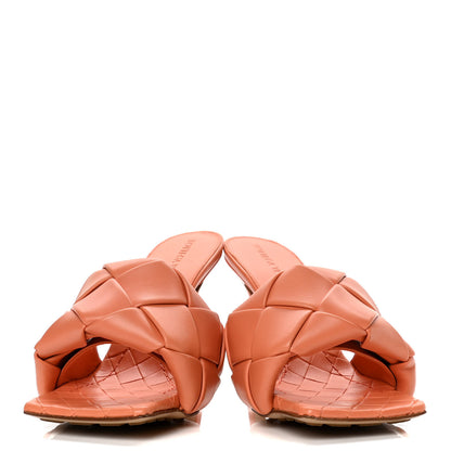 Bottega Veneta Nappa Maxi Intrecciato Lido Mule Sandals 37 Papaya 4 of 27