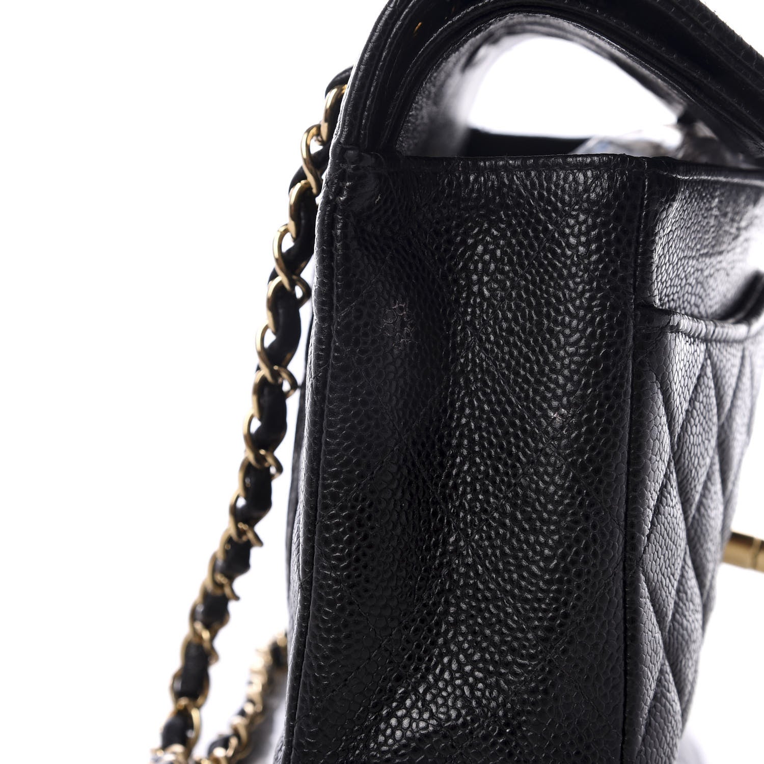 Chanel Caviar Quilted Medium Double Flap Black 10 of 12