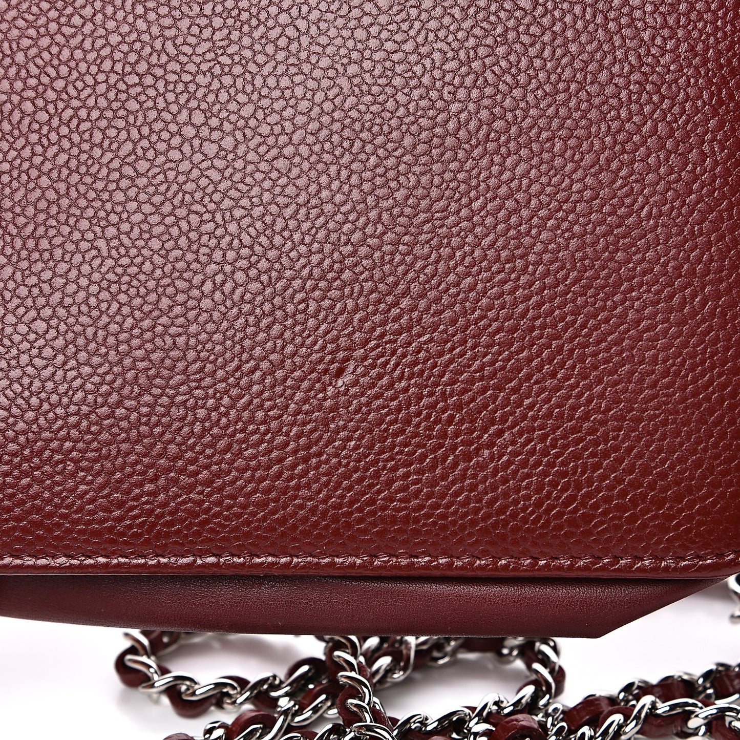Caviar Timeless CC Wallet on Chain WOC Dark Red