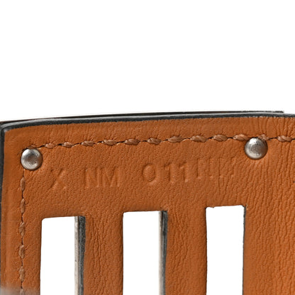 Hermes Shiny Alligator Kelly Dog Bracelet Black 5 of 5