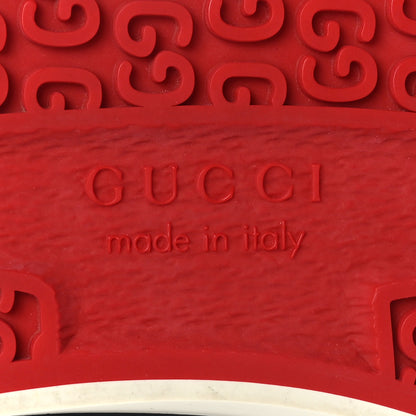 Gucci GG Monogram Web Womens 1977 Tennis Sneakers 37 Beige Ebony Mystic White 6 of 7