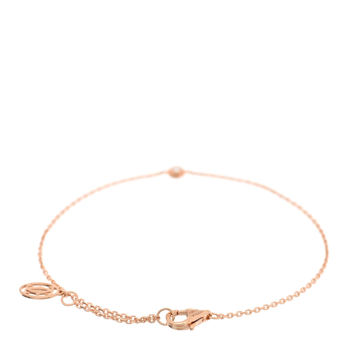 18K Pink Gold Diamond XS D'Amour Bracelet