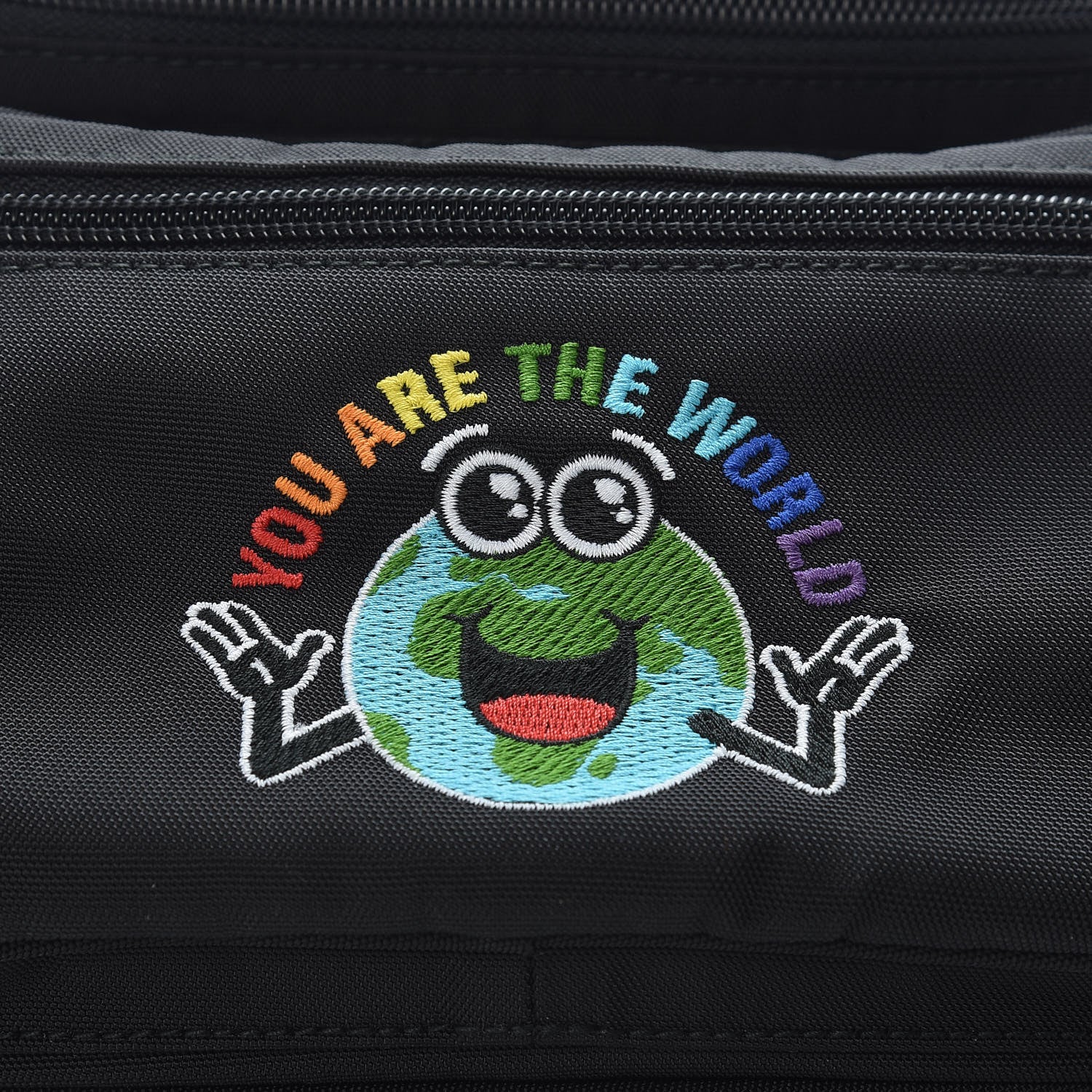 Balenciaga Nylon You Are The World Explorer Beltpack Black 8 of 8