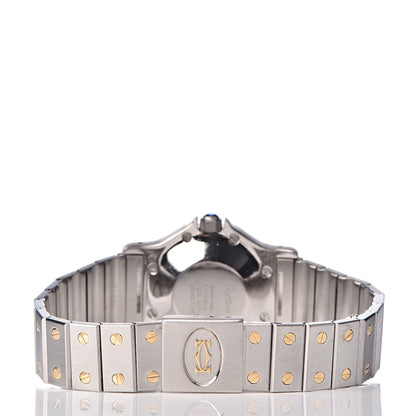 Cartier Stainless Steel 18K Yellow Gold 29mm Santos Octagon Automatic Watch 4 of 6