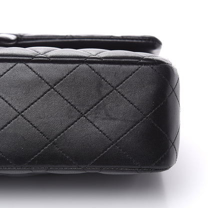 Chanel Lambskin Quilted Medium Double Flap Black 8 of 15