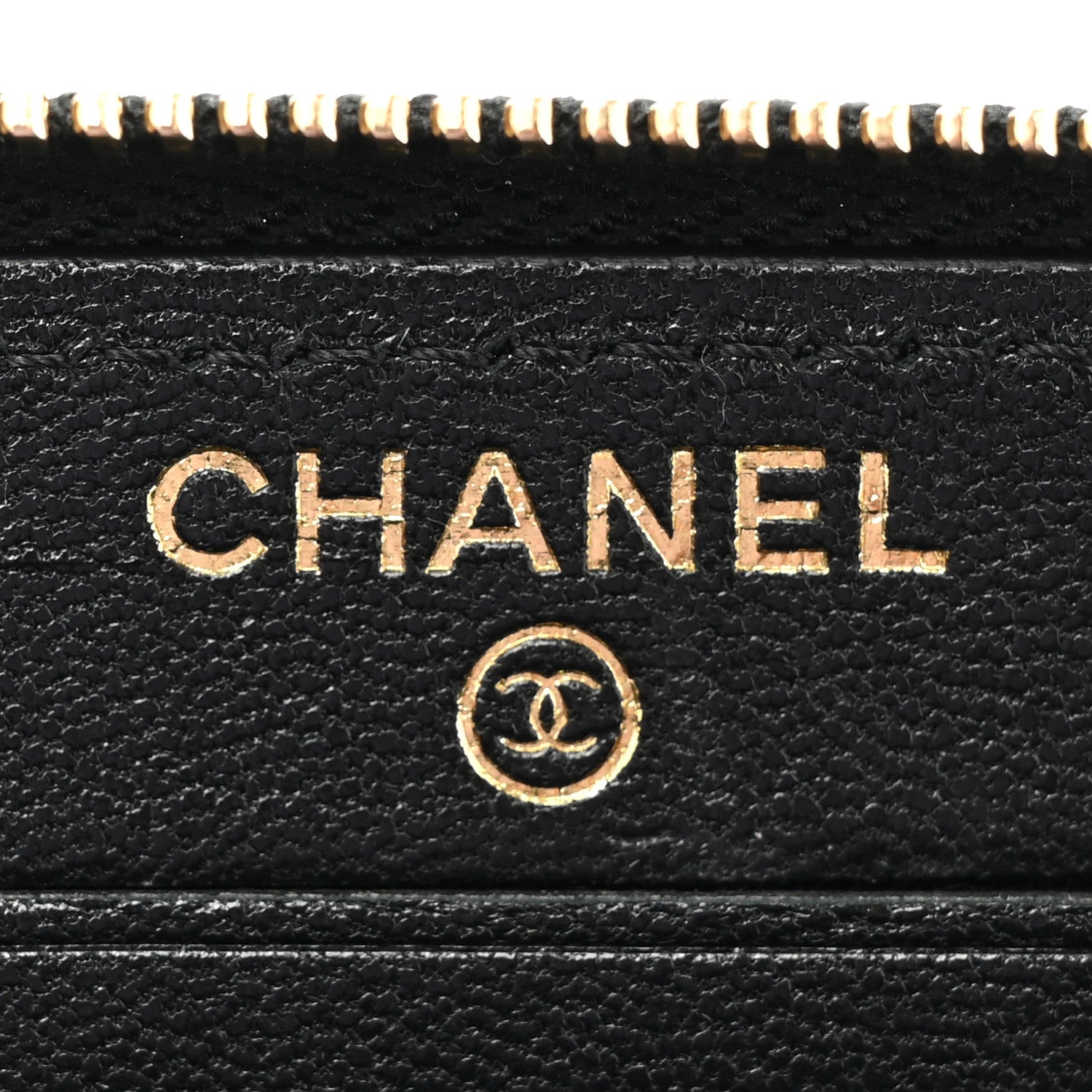 Chanel Sheepskin Quilted Mademoiselle Vintage Zip Around Wallet Black 8 of 13