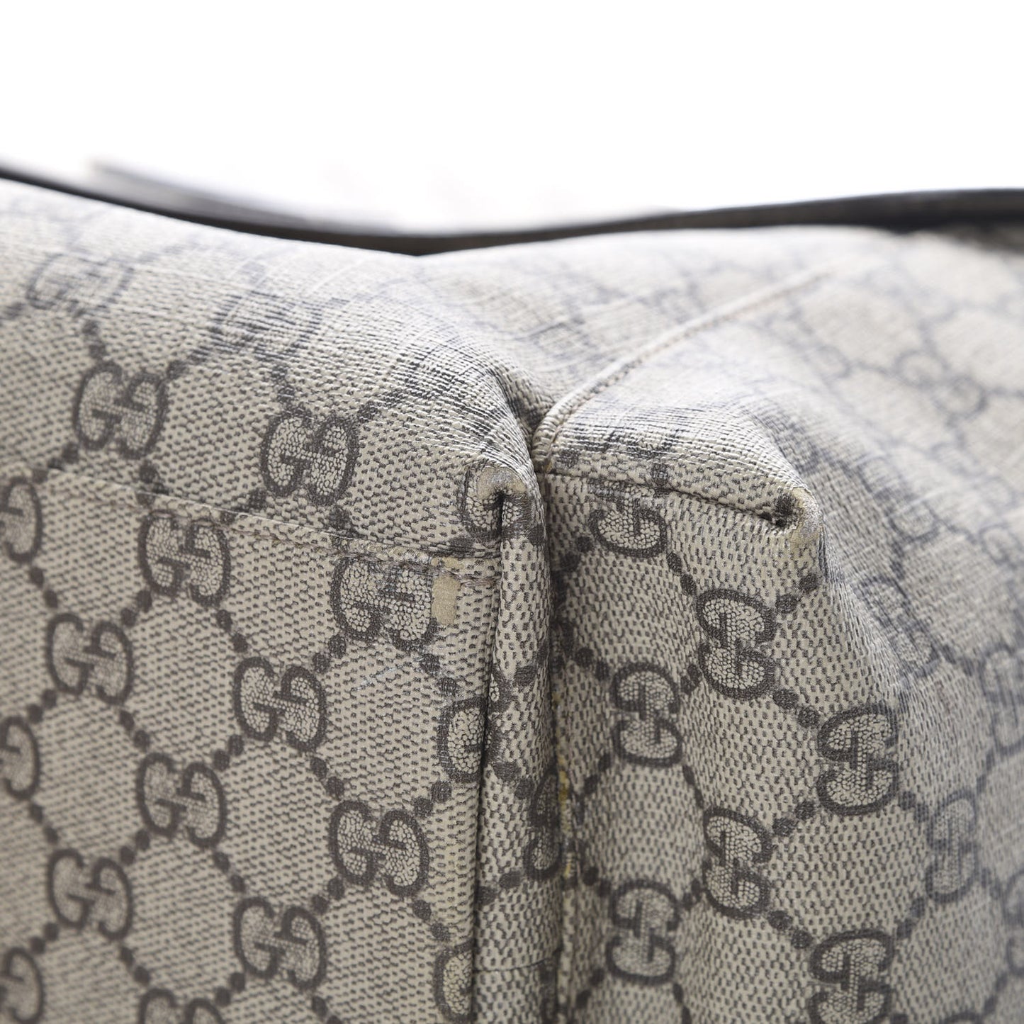 GG Plus Monogram Messenger Diaper Bag Dark Brown