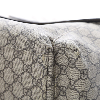 Gucci GG Plus Monogram Messenger Diaper Bag Dark Brown 10 of 21