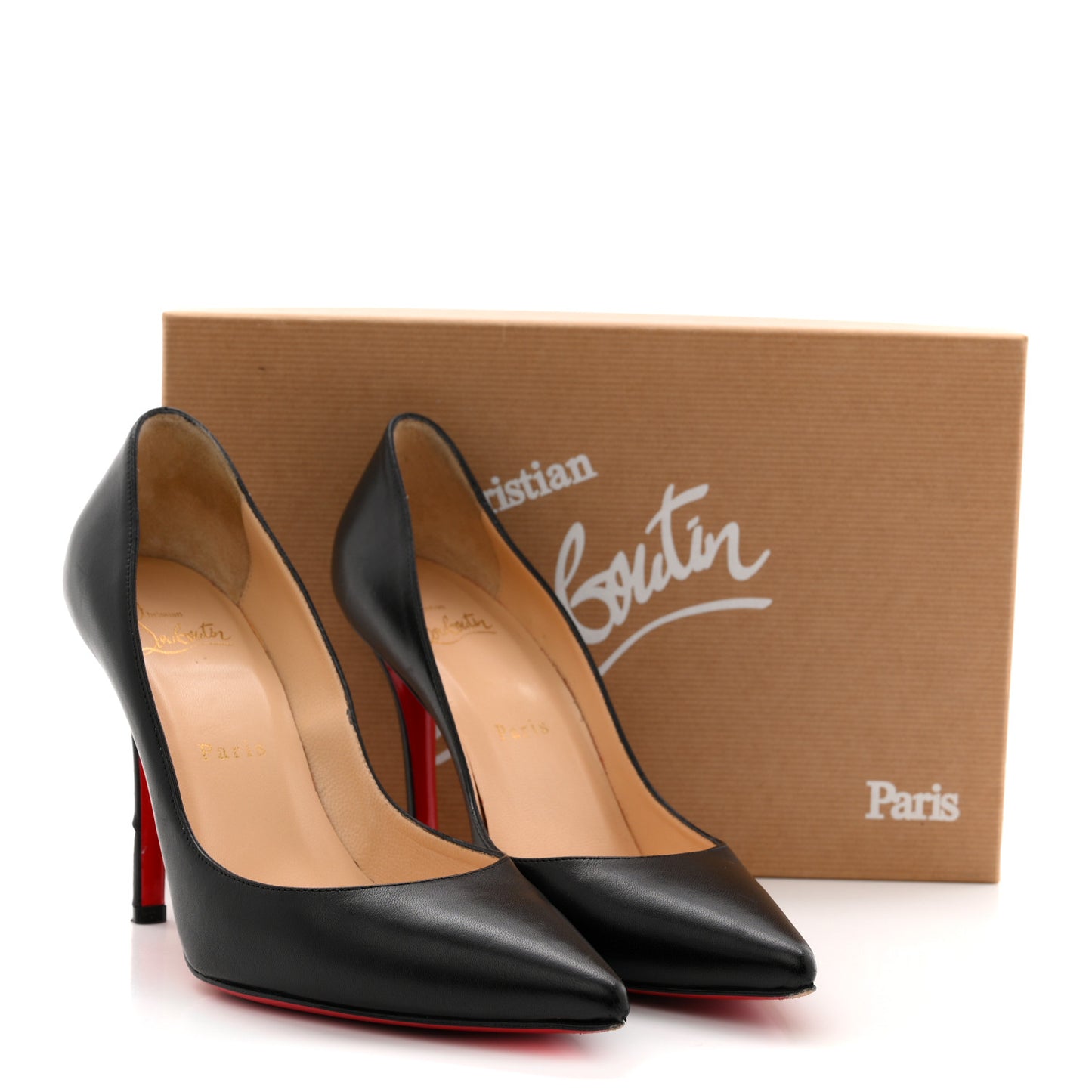 Shiny Nappa Apostrophy 100 Pumps 37.5 Black