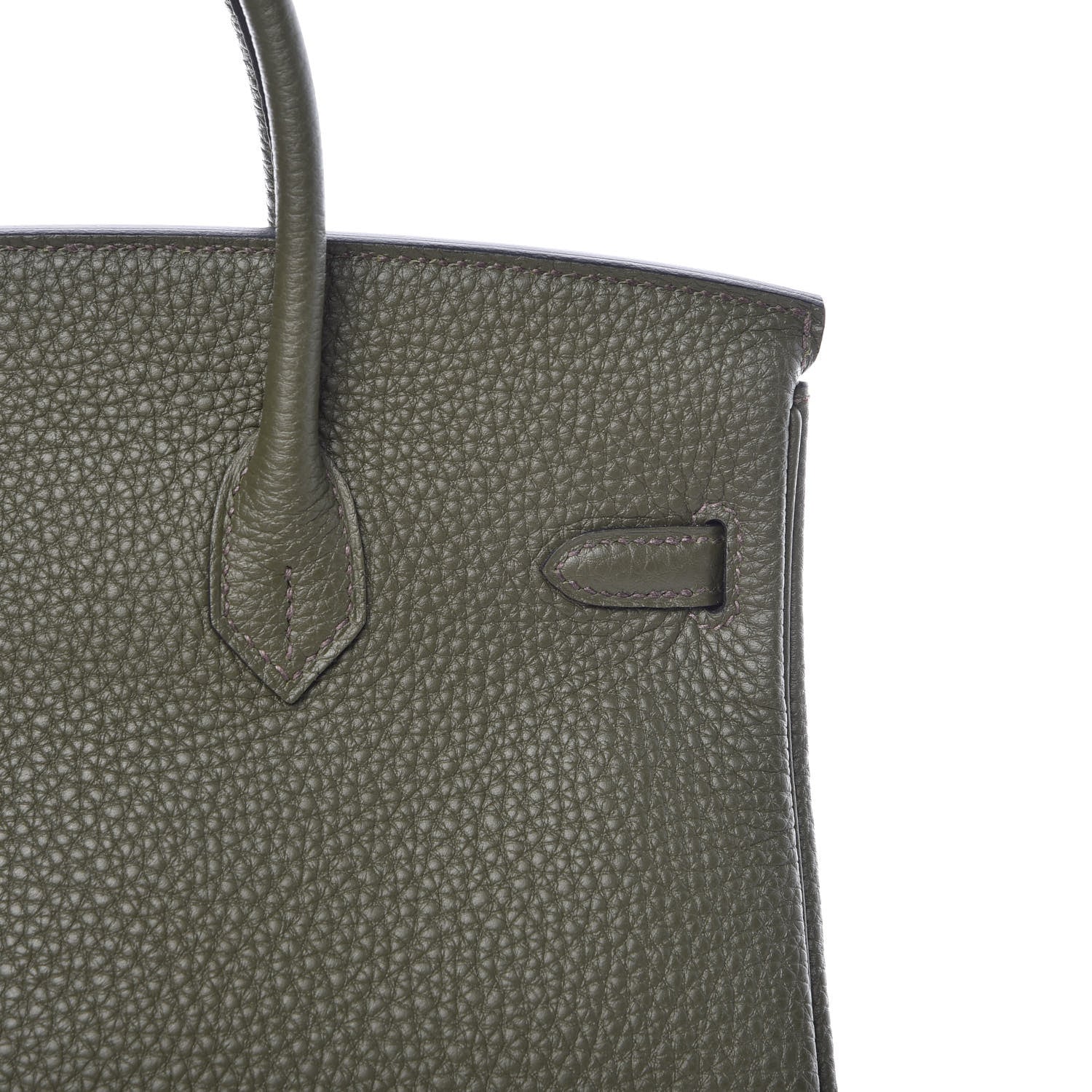 Hermes Togo Birkin 25 Vert Olive 33 of 38