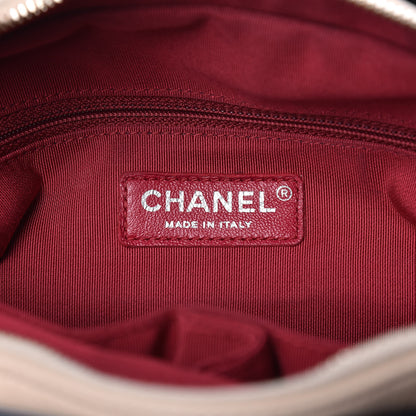 Chanel Aged Calfskin Quilted Medium Gabrielle Hobo Beige Black 6 of 12