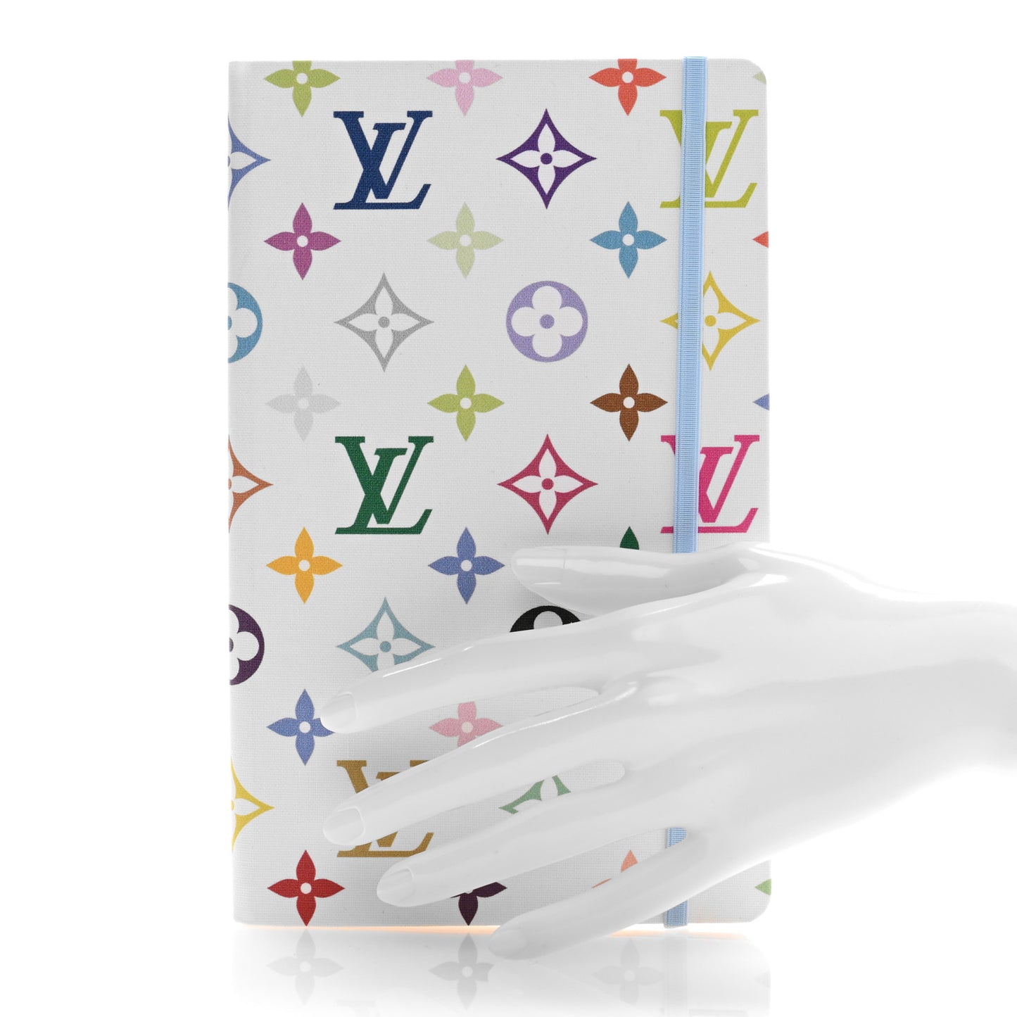 LV x TM Monogram Multicolor Jane Notebook MM White