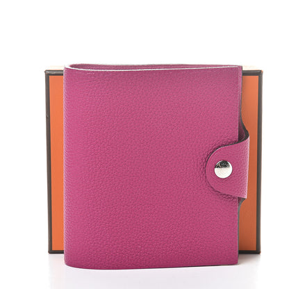Hermes Togo Ulysse PM Agenda Cover Rose Pourpre 8 of 8
