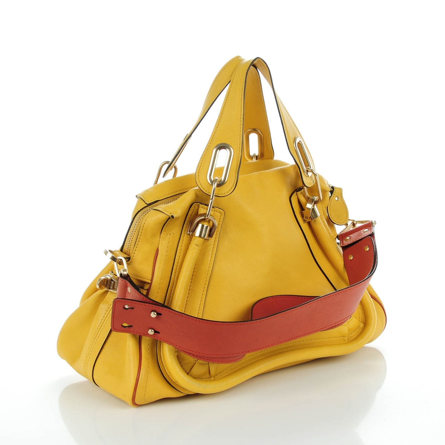 Calfskin Medium Military Paraty Mimosa