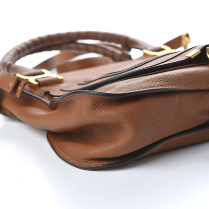 Chloe Calfskin Medium Marcie Satchel Tan 7 of 10