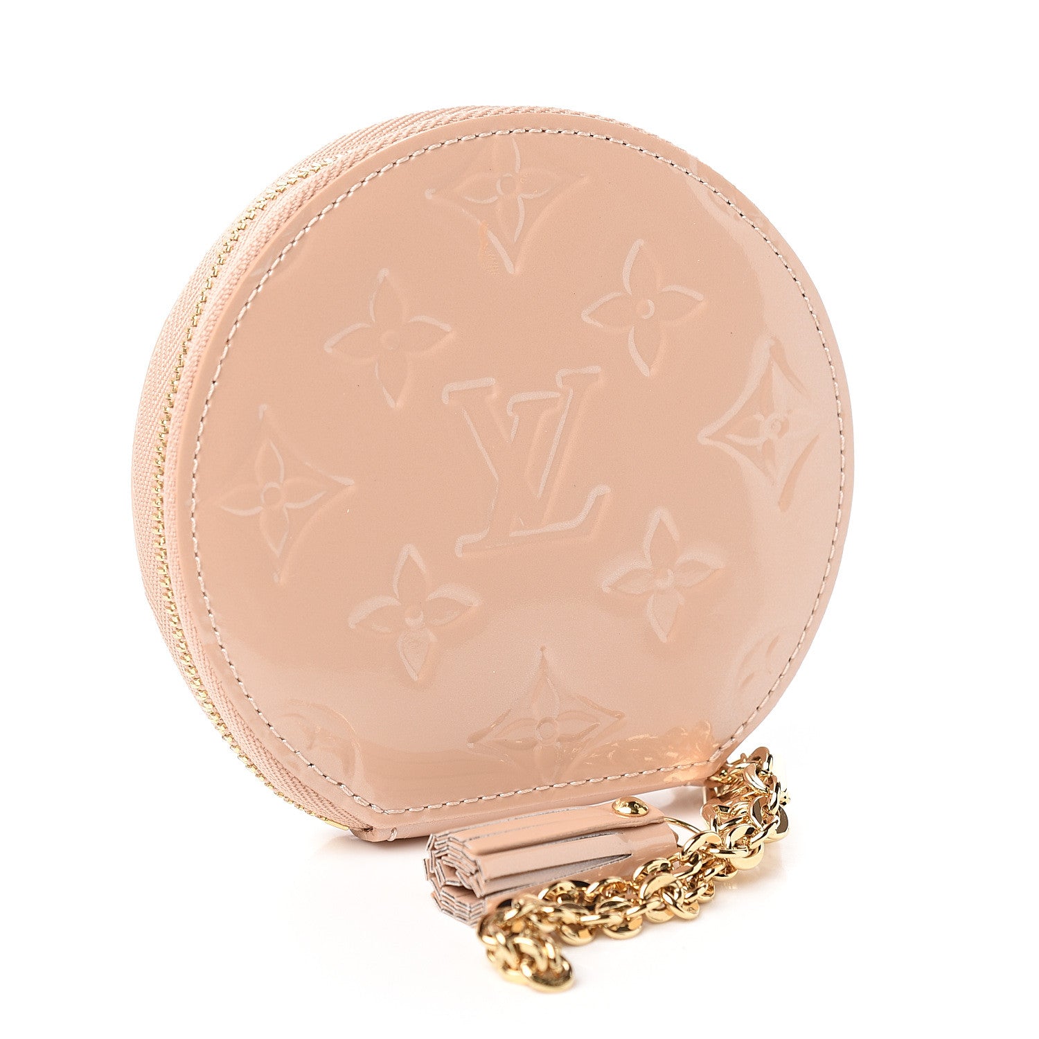 Louis Vuitton Vernis Animania Oiseau Songbird Coin Purse Rose Florentin 2 of 7