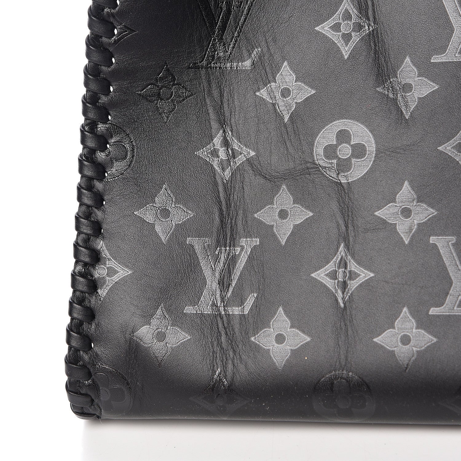 Louis Vuitton Monogram Cuir Plume Very Zipped Tote Black 11 of 14