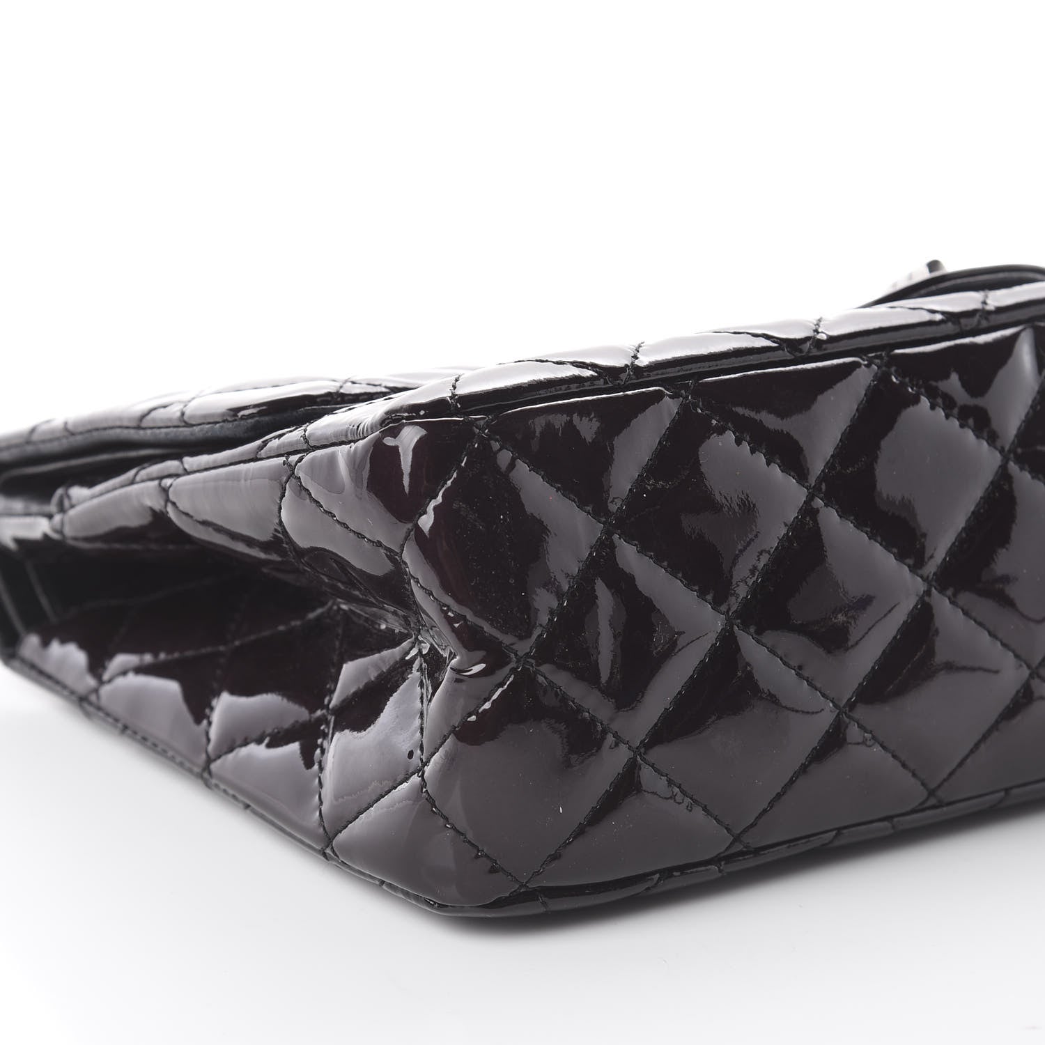 Chanel Patent Quilted 2.55 Reissue 227 Flap Prune 5 of 9