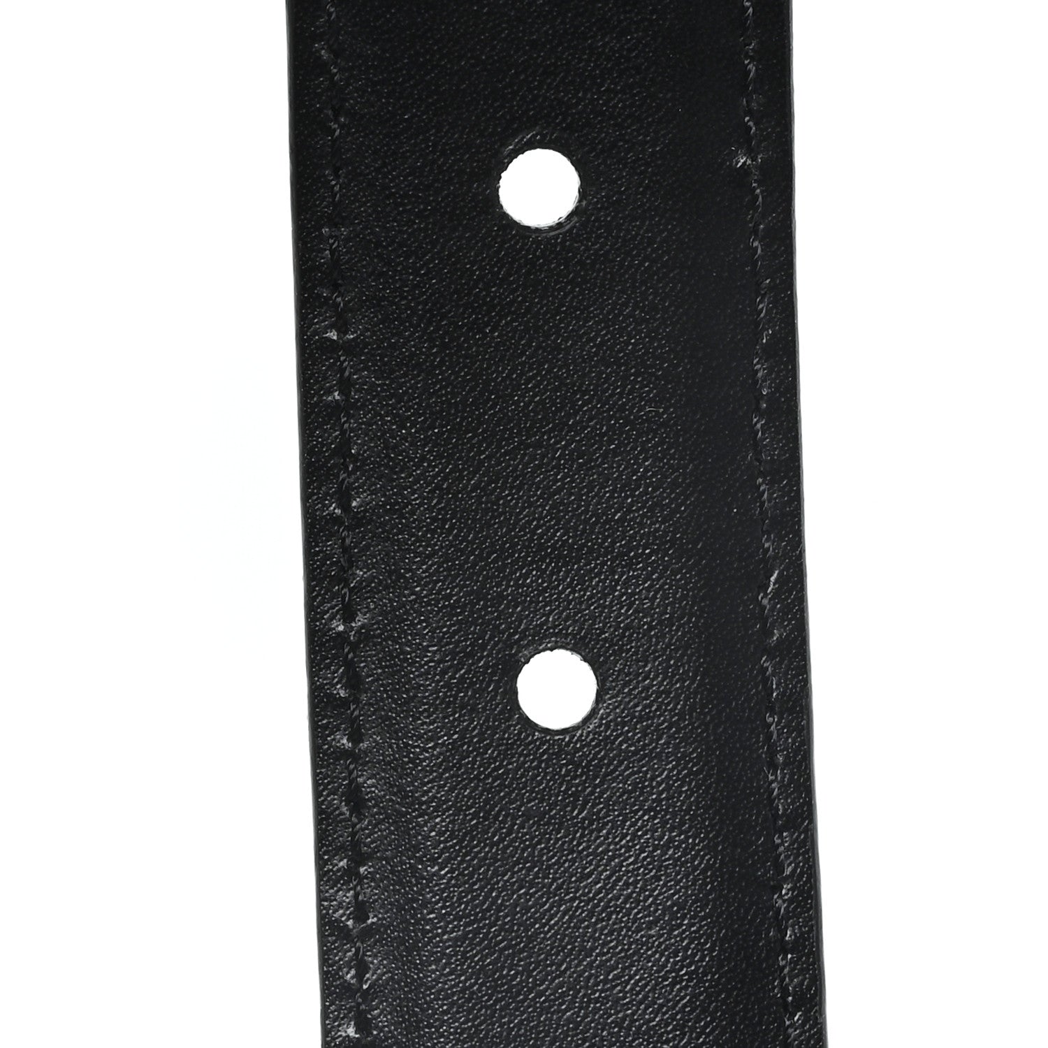 Celine Box Calfskin Medium 25mm Triomphe Belt 80 32 Black 5 of 6
