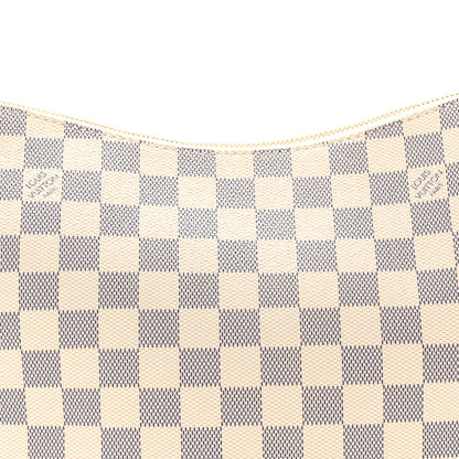 Louis Vuitton Damier Azur Slouchy PM Rose Ballerine 7 of 9