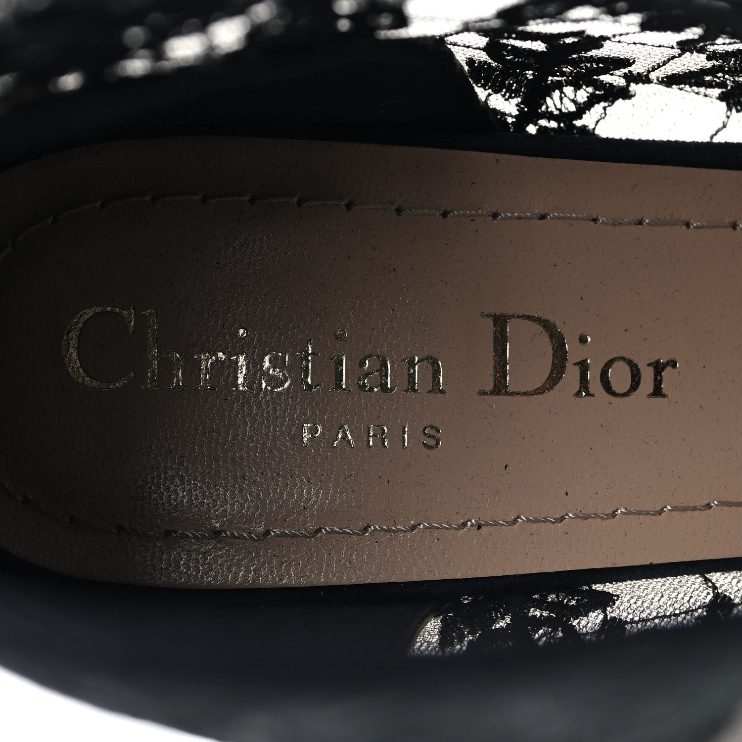 Christian Dior Suede Transparent Mesh Embroidered Roses Naughtily-D Heeled Lace Up Ankle Boots 39.5 Black 9 of 10