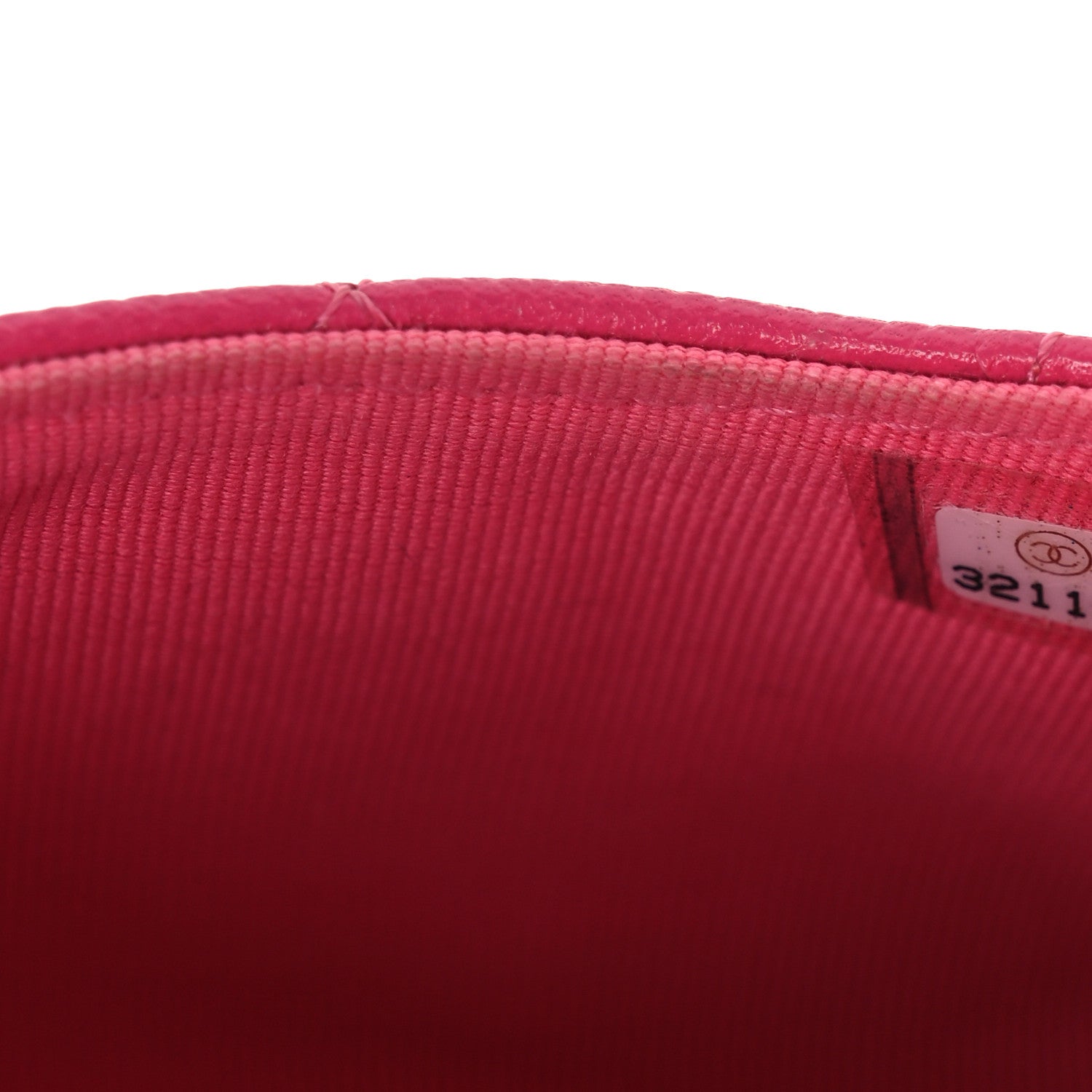 Chanel Shiny Caviar Quilted Chain Melody Belt Bag Dark Pink 8 of 12