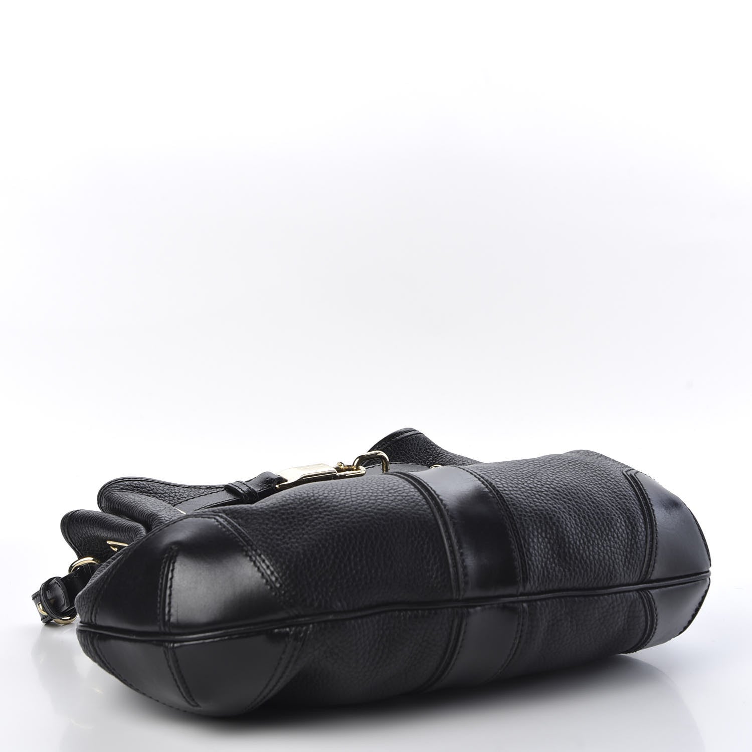 Burberry Grainy Calfskin Willenmore Hobo Black 3 of 10