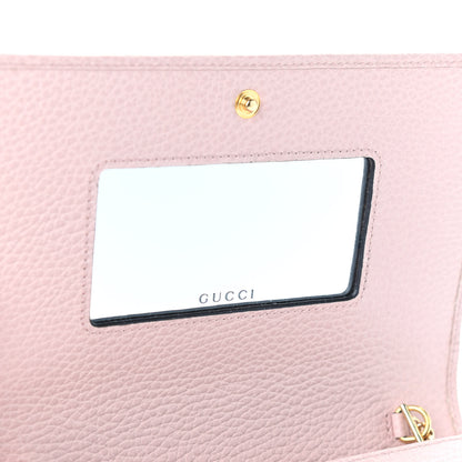 Gucci Dollar Calfskin Mini GG Marmont Chain Wallet Perfect Pink 6 of 8