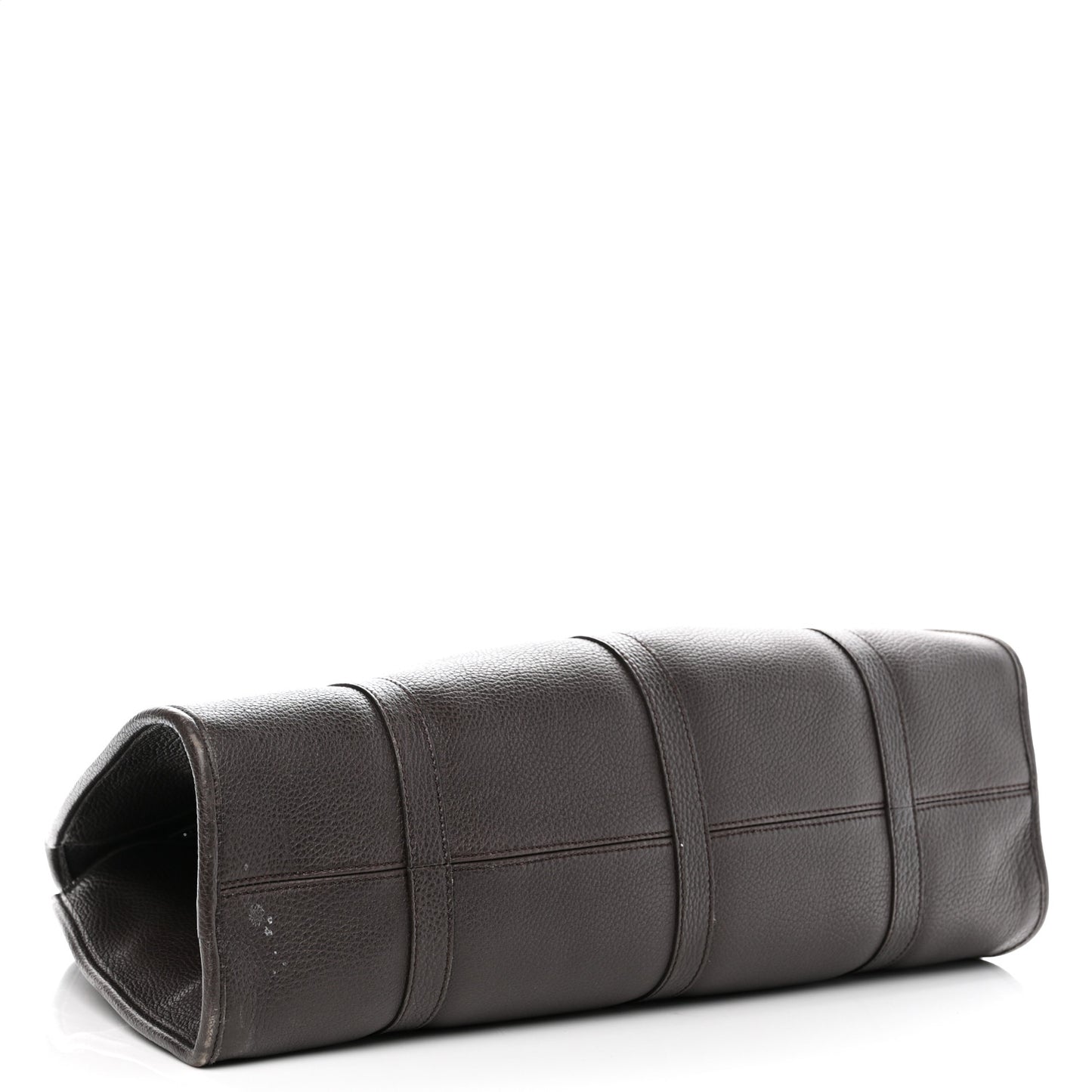 Pebbled Calfskin Large Joy Shoulder Bag Brown