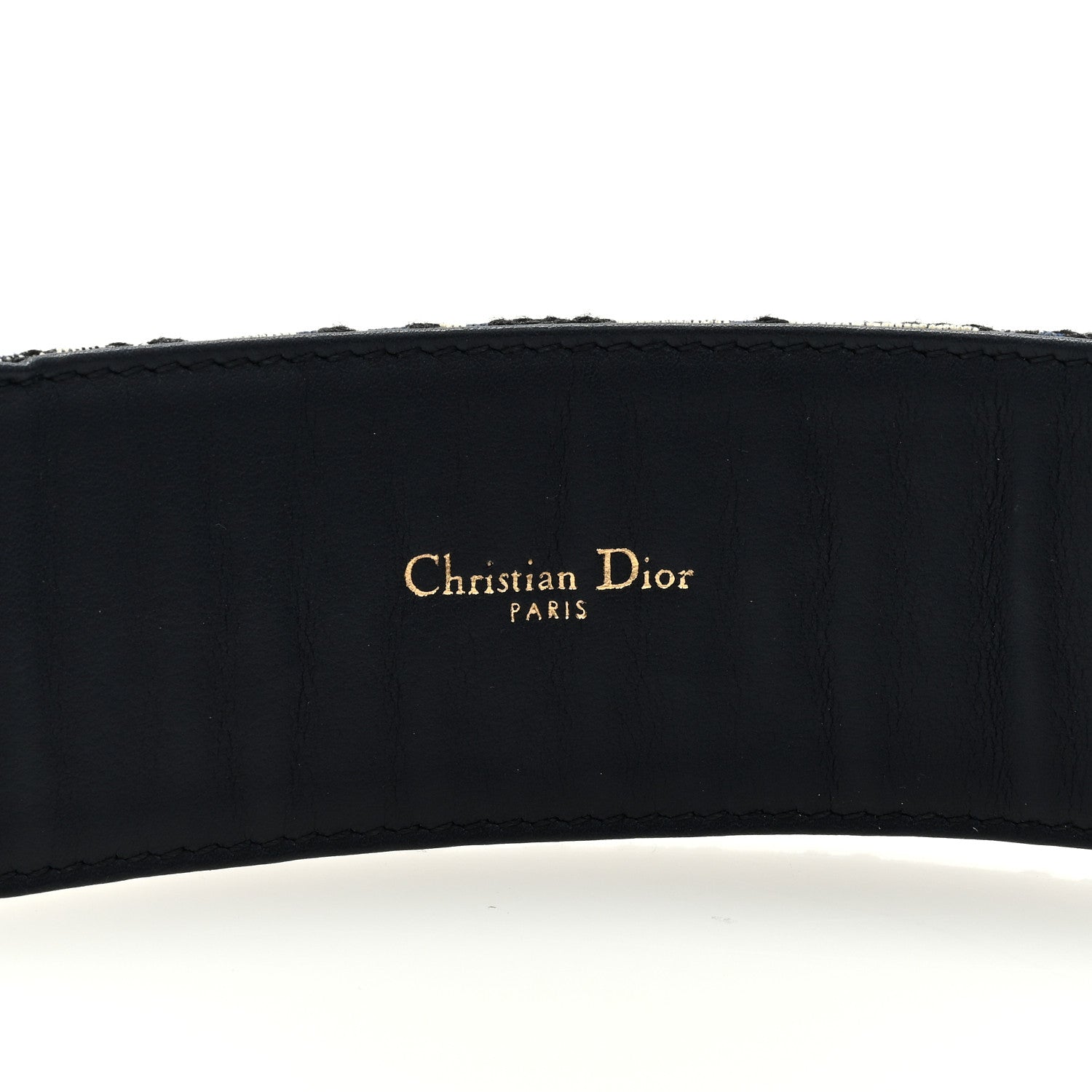 Christian Dior Oblique Diorquake Belt 75 30 Blue Multi 3 of 4