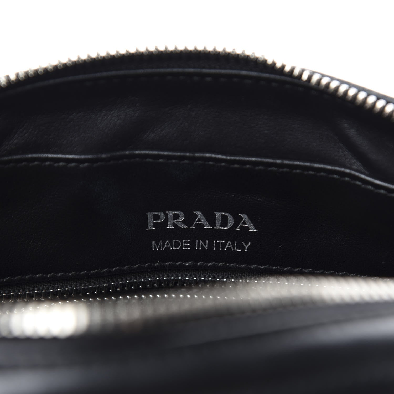 Prada Soft Calfskin Diagramme Crossbody Bag Black 8 of 9