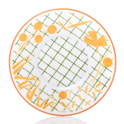 Hermes Porcelain A Walk In The Garden Tea Cup And Saucer Set Of 2 5 of 10