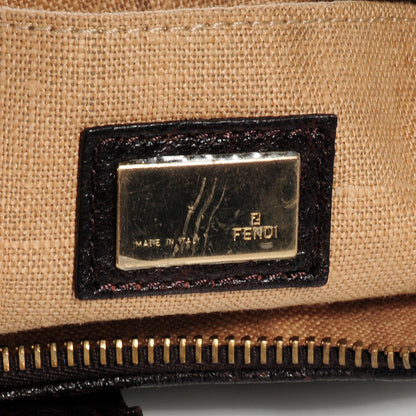 Fendi Zucca Nappa Nuvolata Vitello Tortuga Medium Spy Hobo Tobacco Moro 6 of 9