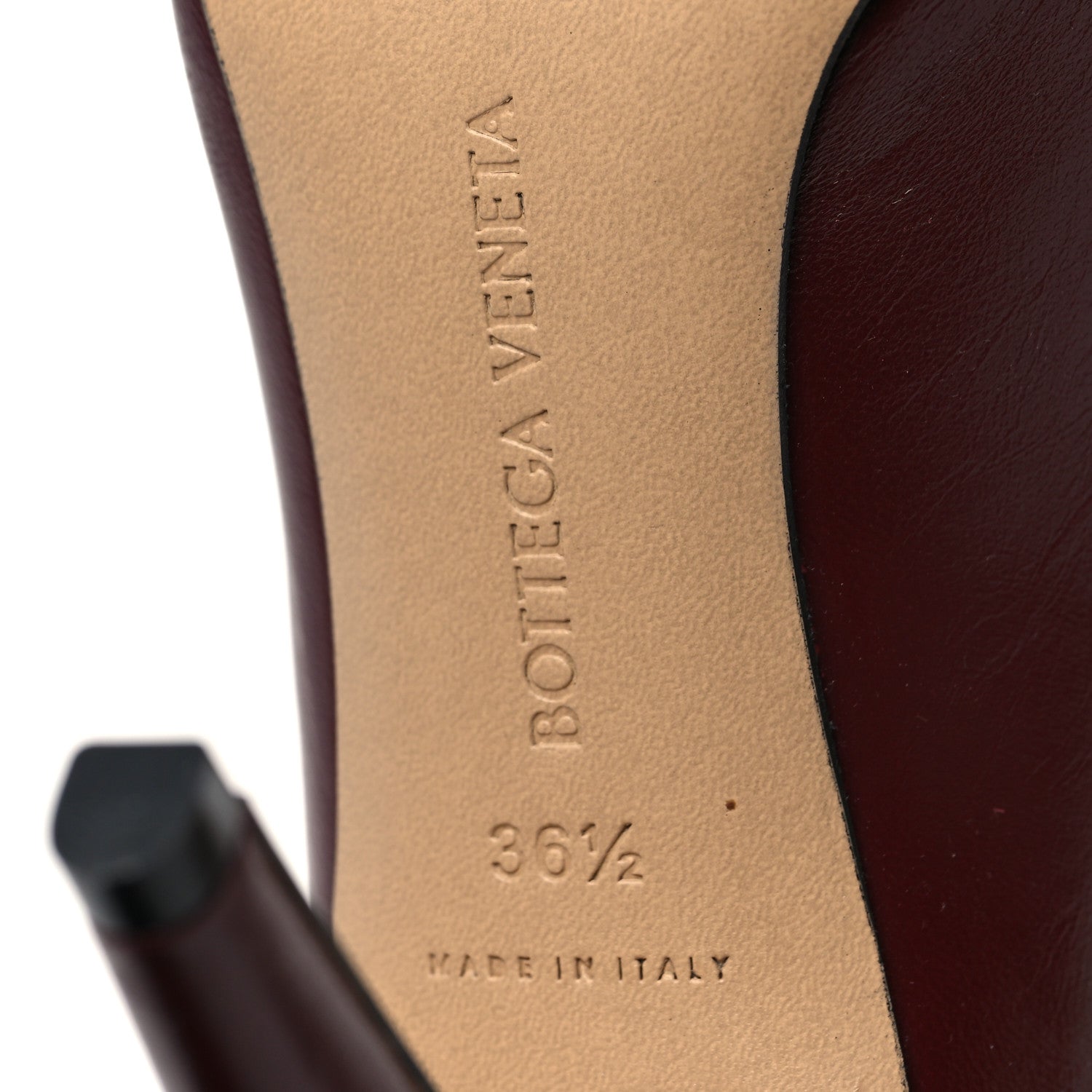 Bottega Veneta Nappa Spritz Pumps 36.5 Cherry 6 of 7