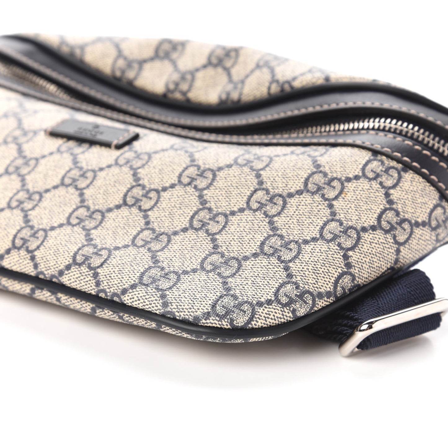 GG Supreme Monogram Belt Bag Navy