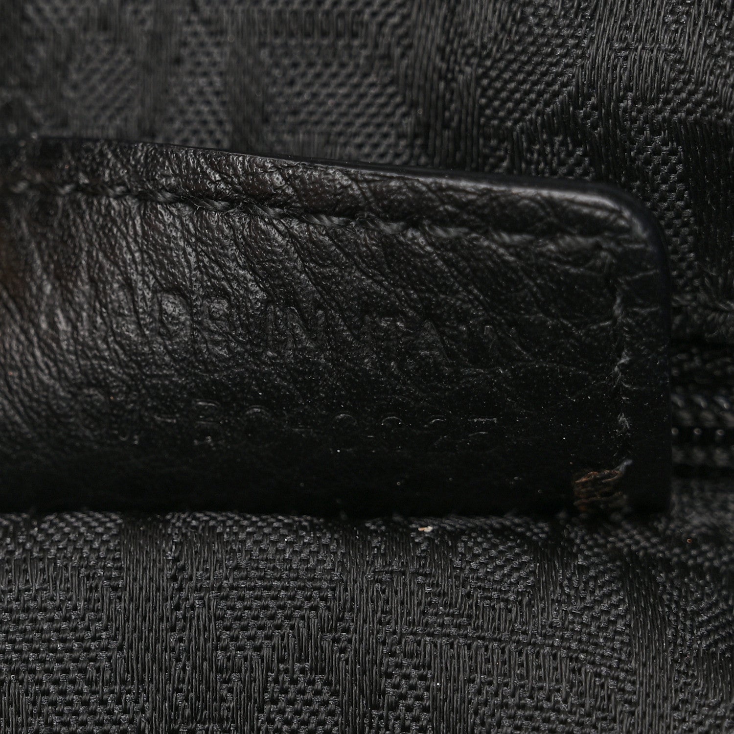 Christian Dior Deerskin Cannage Stitched Boston Black 7 of 14
