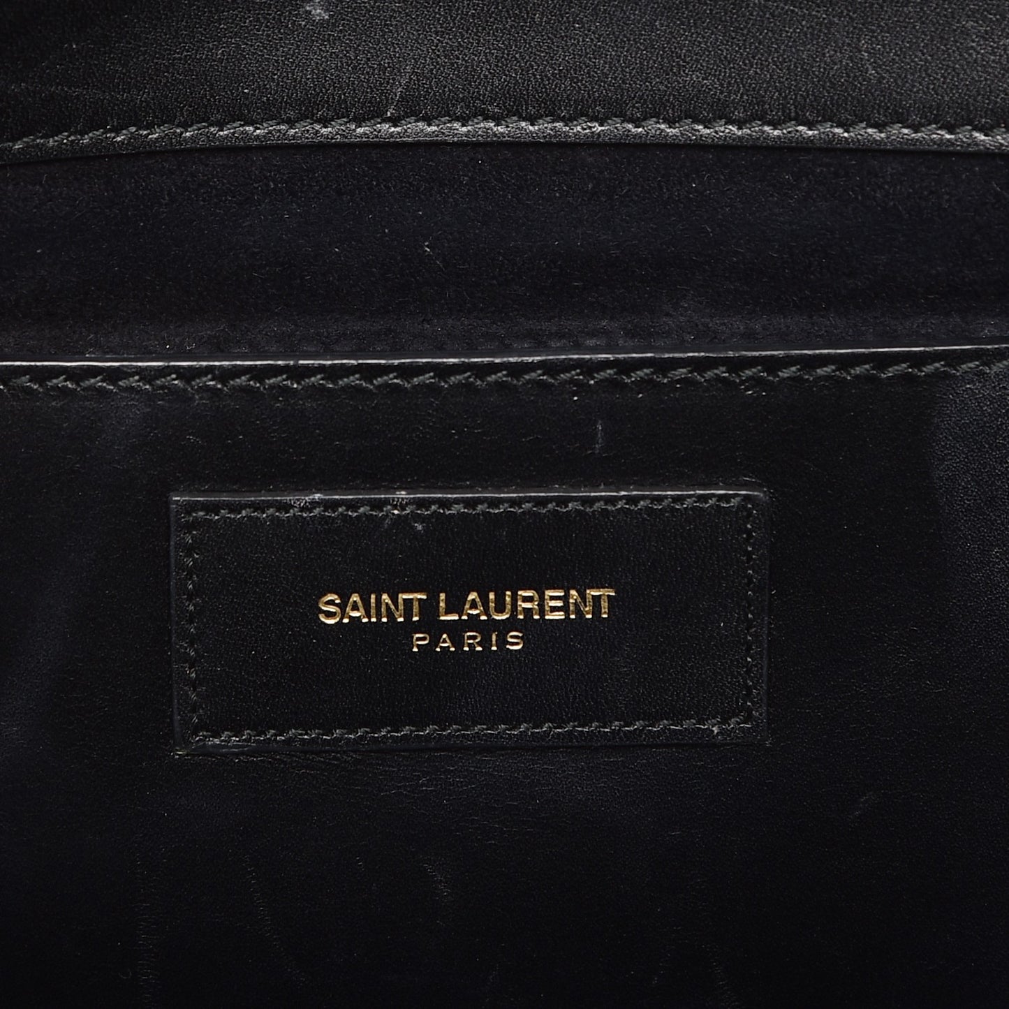 Calfskin Classic Monogram Clutch Black