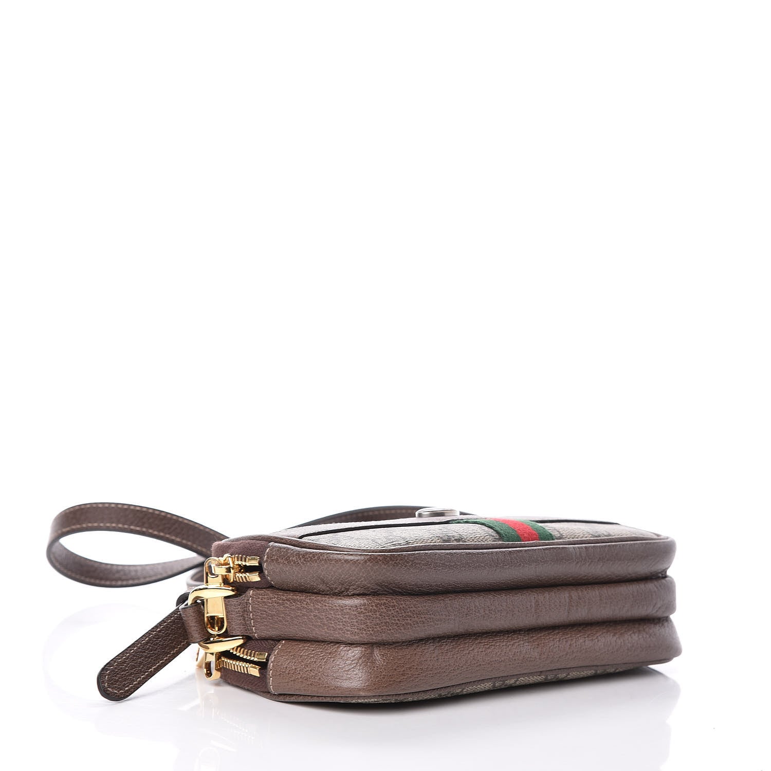 Gucci GG Supreme Monogram Web Mini Ophidia GG Bag Brown 4 of 16