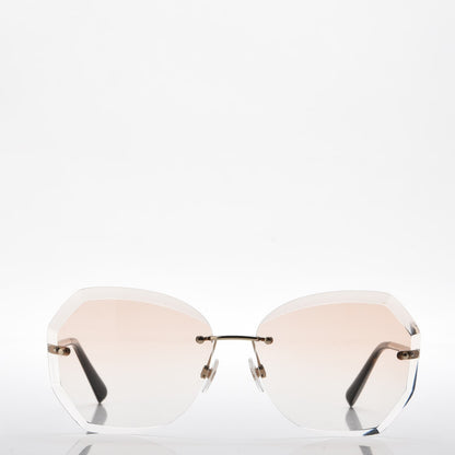Chanel Metal Spring Round Sunglasses 4220 Gold Brown 2 of 8