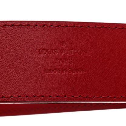 Louis Vuitton Calfskin 35mm LV New Wave Belt 90 36 Red 3 of 7