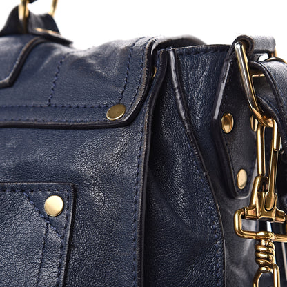 Proenza Schouler Lambskin PS1 Extra Large Satchel Indigo 16 of 19