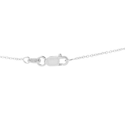 Roberto Coin 18K White Gold Diamond Tiny Treasures Baby Cross Pendant Necklace 7 of 9