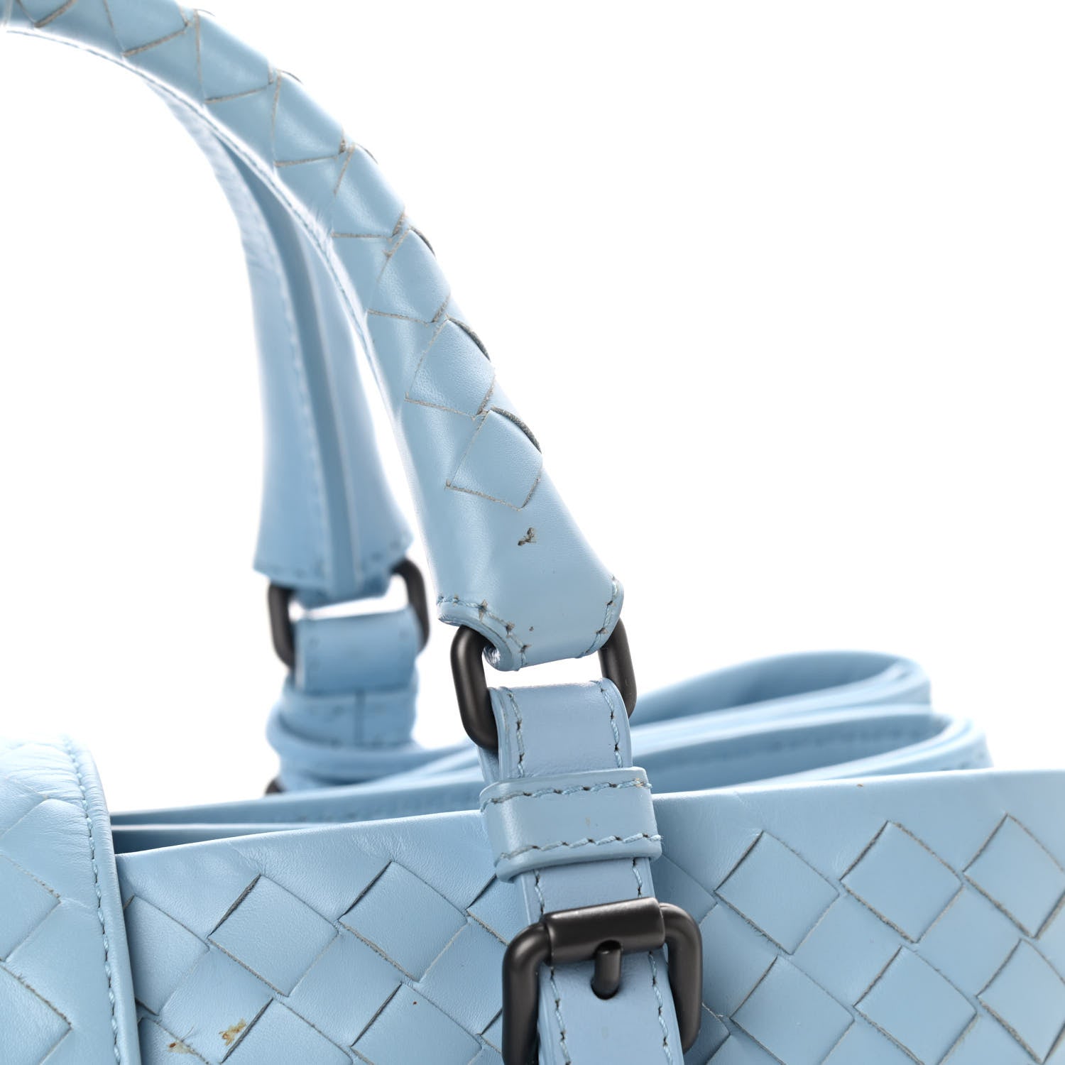 Bottega Veneta Light Calf Intrecciato Small Roma Topazio 11 of 12