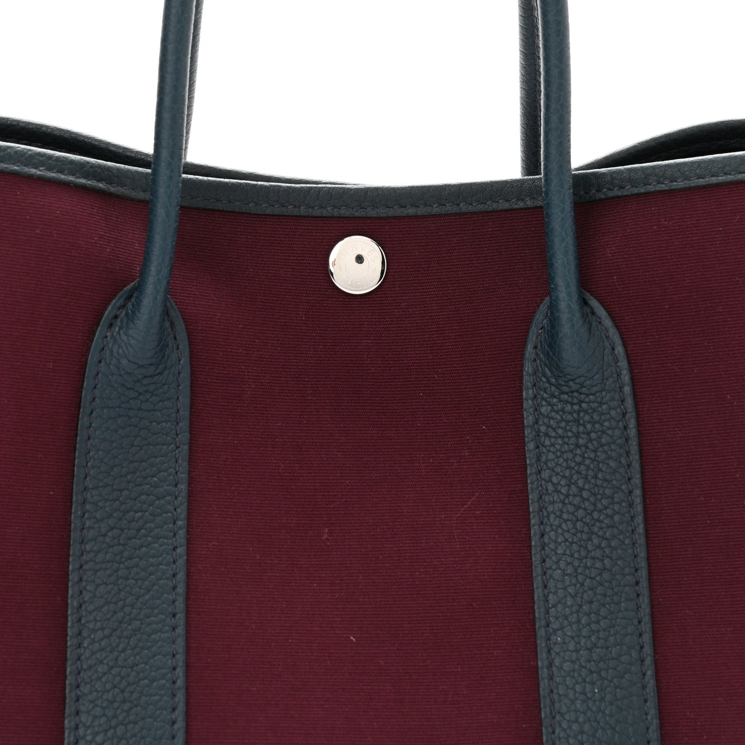 Hermes Toile Negonda Garden Party 30 TPM Prune Bleu de Prusse 7 of 9