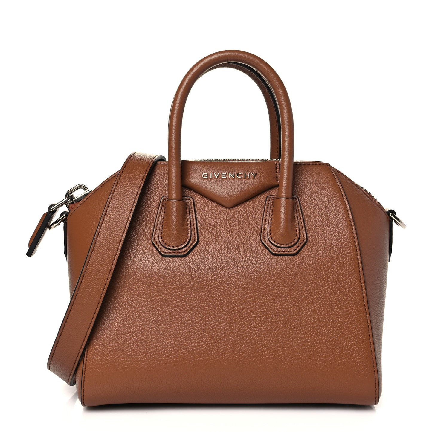 Sugar Goatskin Mini Antigona Caramel