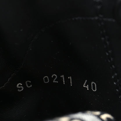 Louis Vuitton Suede Calfskin Jacquard Since 1854 Laureate Platform Desert Boots 40 Black 6 of 7