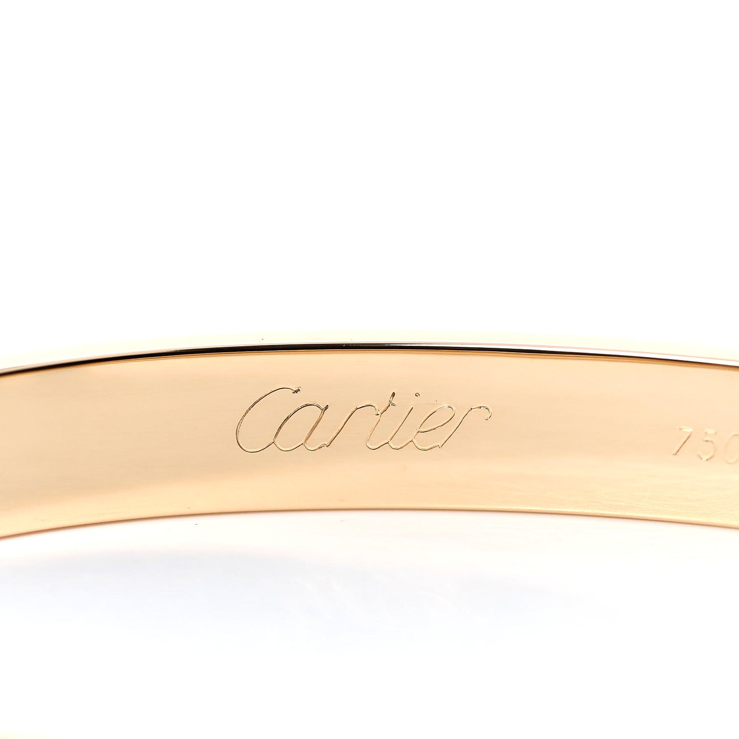 18K Yellow Gold LOVE Bracelet 17