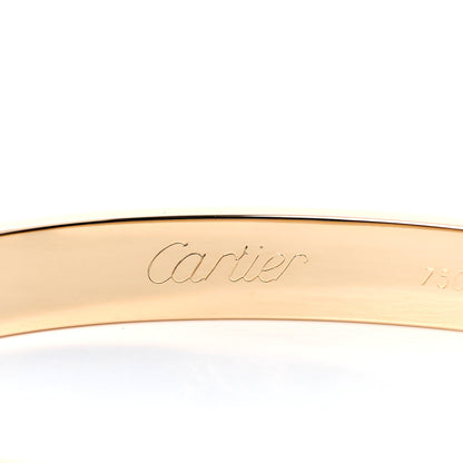 Cartier 18K Yellow Gold LOVE Bracelet 17 4 of 7