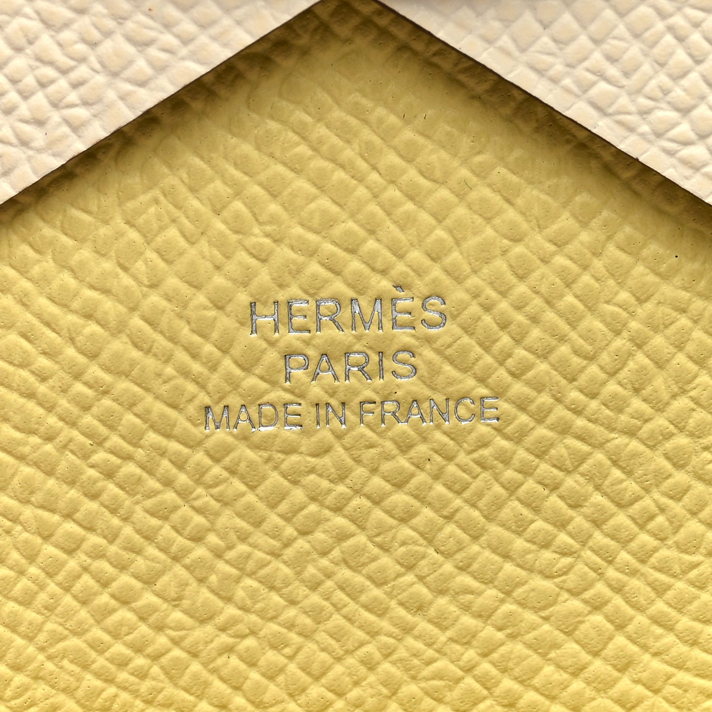 Epsom Verso Calvi Duo Card Case Nata Jaune Poussin
